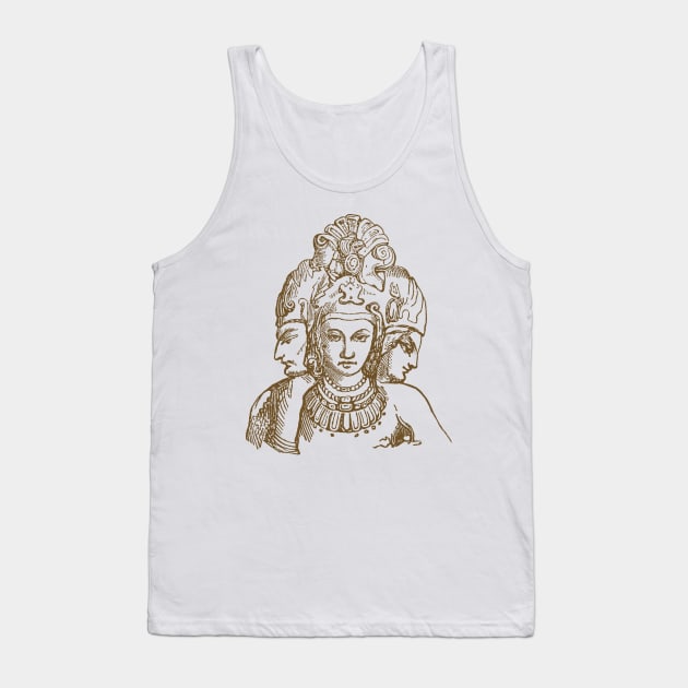 Trimurti Indian Deity - God Tank Top by Wear Your Story